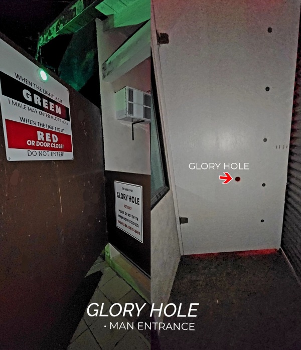 GLORY HOLE (man entrance)