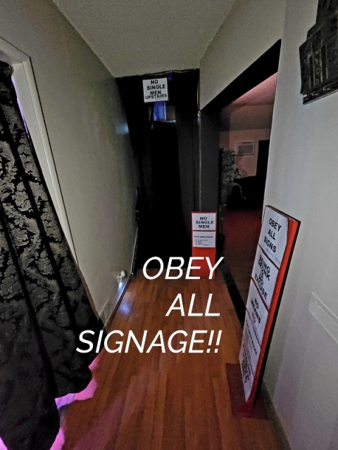 OBEY ALL SIGNAGE!!