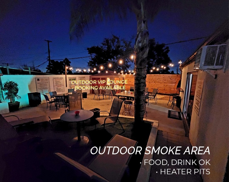 outdoor smoke area